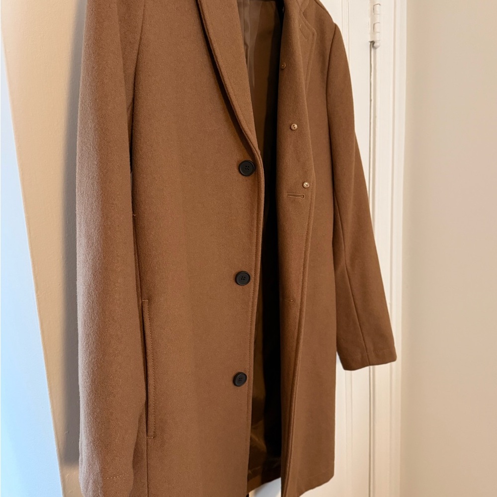 Topman Tan Trench Coat